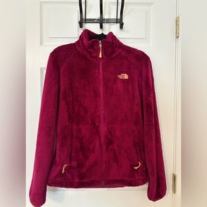 The North Face Women's OSITO Fuschia Pink Full Zip Fleece Jacket